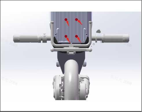 Countersunk Head Plum Blossom With Column Screw