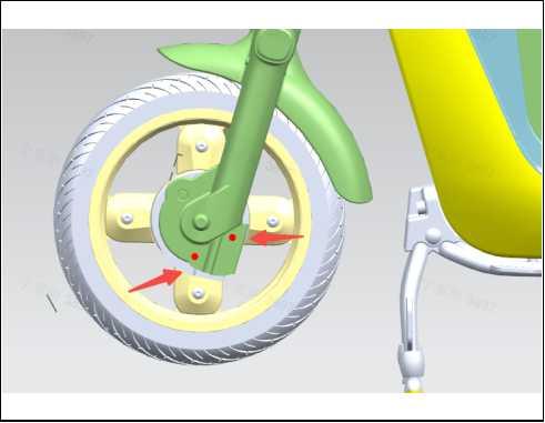 Front Brake wire Cover Screws